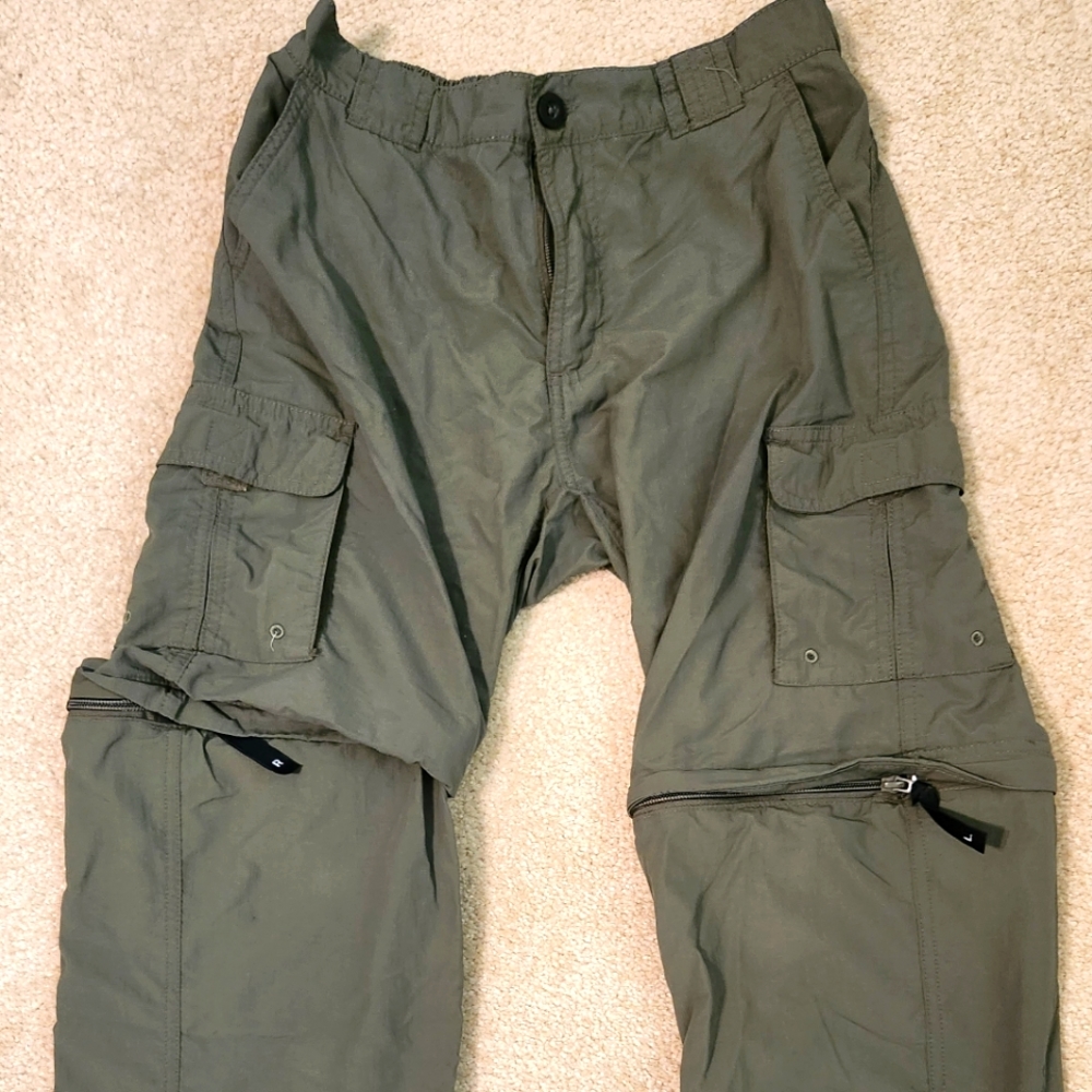 Youth Magellan Outdoors Fish Gear Scouts Convertible Pant EUC Large 14/16